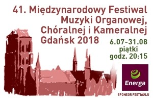 41. MFMOCHiK 2018 - Polski Chór Kameralny Schola Cantorum Gedanensis, dyr. Jan Łukaszewski, Bogusław Grabowski – organy	
