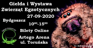 Świat Egzotyki - Bydgoskie Targi Terrarystyczne i Botaniczne | Giełda i Wystawa Zwierząt Egzotycznych 27-09-2020r.