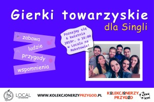 Gierki Towarzyskie dla Singli - Warszawa