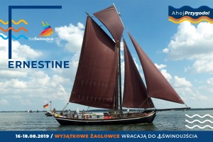 Bilet na rejs Ernestine | XI Sail Świnoujście 2019