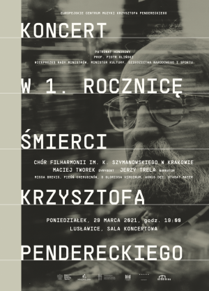 Koncert w 1. rocznicę śmierci prof. Krzysztofa Pendereckiego 