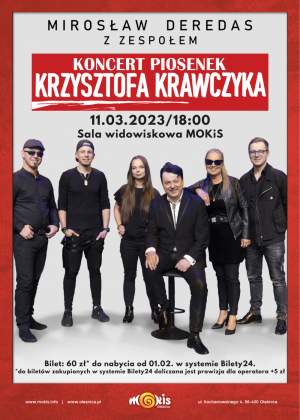 Koncert na Dzień Kobiet Przeboje Krzysztofa Krawczyka
