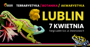 Egzotyczne Zwierzęta LUBLIN - 7 Kwietnia TERRARYSTYKA / AKWARYSTYKA / BOTANIKA