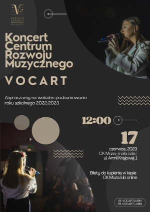 Koncert Centrum Rozwoju Muzycznego "Vocart" w Lubinie