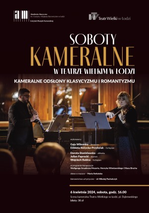 SOBOTY KAMERALNE - Koncert Akademii Muz. Kameralne odsłony Klasycyzmu i Romantyzmu