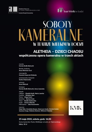 SOBOTY KAMERALNE - Koncert Akademii Muzycznej - wyróżnieni studenci wokalistyki