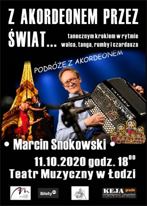 Z akordeonem przez świat - koncert Marcina Snokowskiego