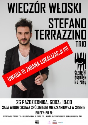 Koncert Stefano Terrazzino Trio