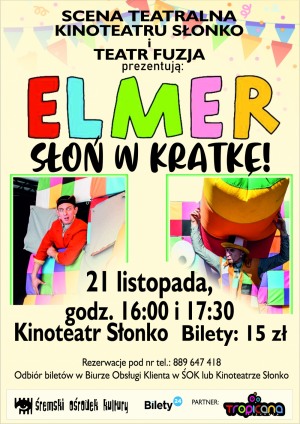 Spektakl - Elmer Słoń w kratkę