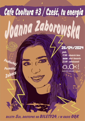Cafe Cooltura#3 Joanna Zaborowska Piątek 26.04