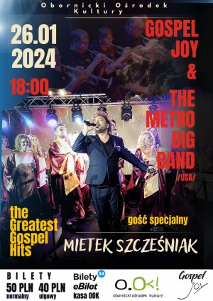 The Greatest Gospel Hits: Mietek Szcześniak, Gospel Joy, The Metro Big Band