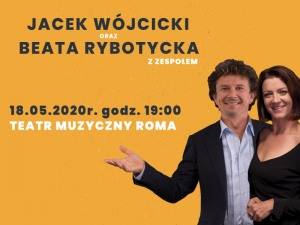 Jacek Wójcicki oraz Beata Rybotycka z Zespołem.