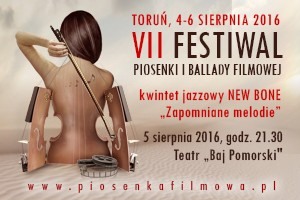 VII Festiwal Piosenki i Ballady Filmowej - wydarzenie towarzyszące: koncert kwintetu jazzowego NEW BONE