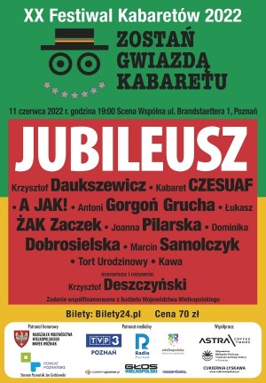 JUBILEUSZ Festiwalu Zostań Gwiazdą Kabaretu