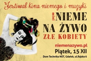 Nieme Na Żywo. Festiwal kina niemego i muzyki - karnet na cały festiwal
