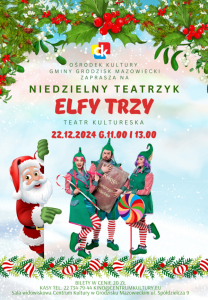 Bilety na wydarzenie - Niedzielny teatrzyk - "Elfy Trzy", Grodzisk Mazowiecki