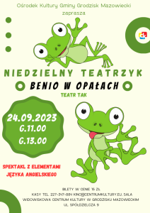 Bilety na wydarzenie - Niedzielny teatrzyk - "Benio w opałach", Grodzisk Mazowiecki