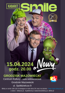 Bilety na wydarzenie - Kabaret SMILE - "NOWY" program na 20-lecie, Grodzisk Mazowiecki