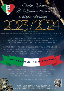 Bilety na wydarzenie - Bal sylwestrowy w stylu włoskim "Dolce Vita" , Grodzisk Mazowiecki