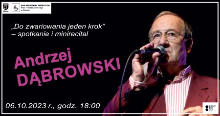 Bilety na wydarzenie -  „Do zwariowania jeden krok” – spotkanie i minirecital Andrzeja Dąbrowskiego, Kielce