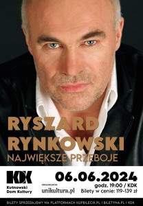 Bilety na wydarzenie - Ryszard Rynkowski, Kutno