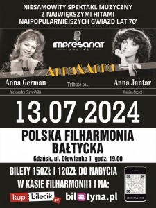 Bilety na wydarzenie - Anna & Anna - Tribute to...., Gdańsk