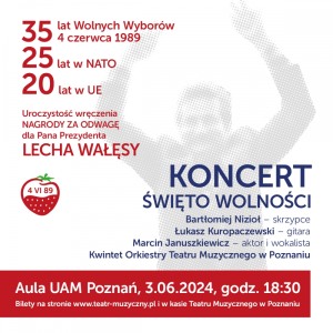 Bilety na wydarzenie - KONCERT WOLNOŚCI, Poznań
