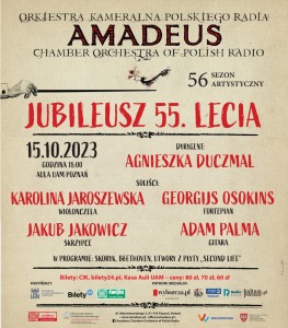 Bilety na wydarzenie - Jubileusz  Orkiestry Amadeus 15.10.23, Poznań