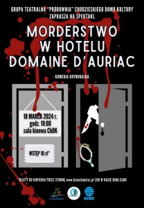Bilety na wydarzenie - Morderstwo w Hotelu Domaine d’Auriac, Chodzież