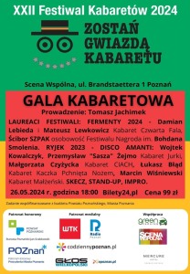 Bilety na wydarzenie - GALA KABARETOWA, Poznań