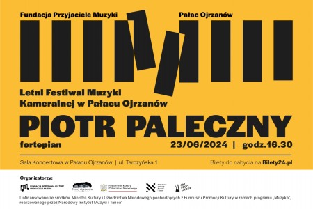 Bilety na wydarzenie - Piotr Paleczny -- recital w Pałacu Ojrzanów, Ojrzanów