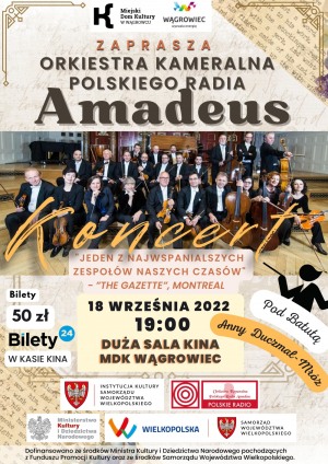 Koncert Orkiestry Kameralnej Polskiego Radia AMADEUS