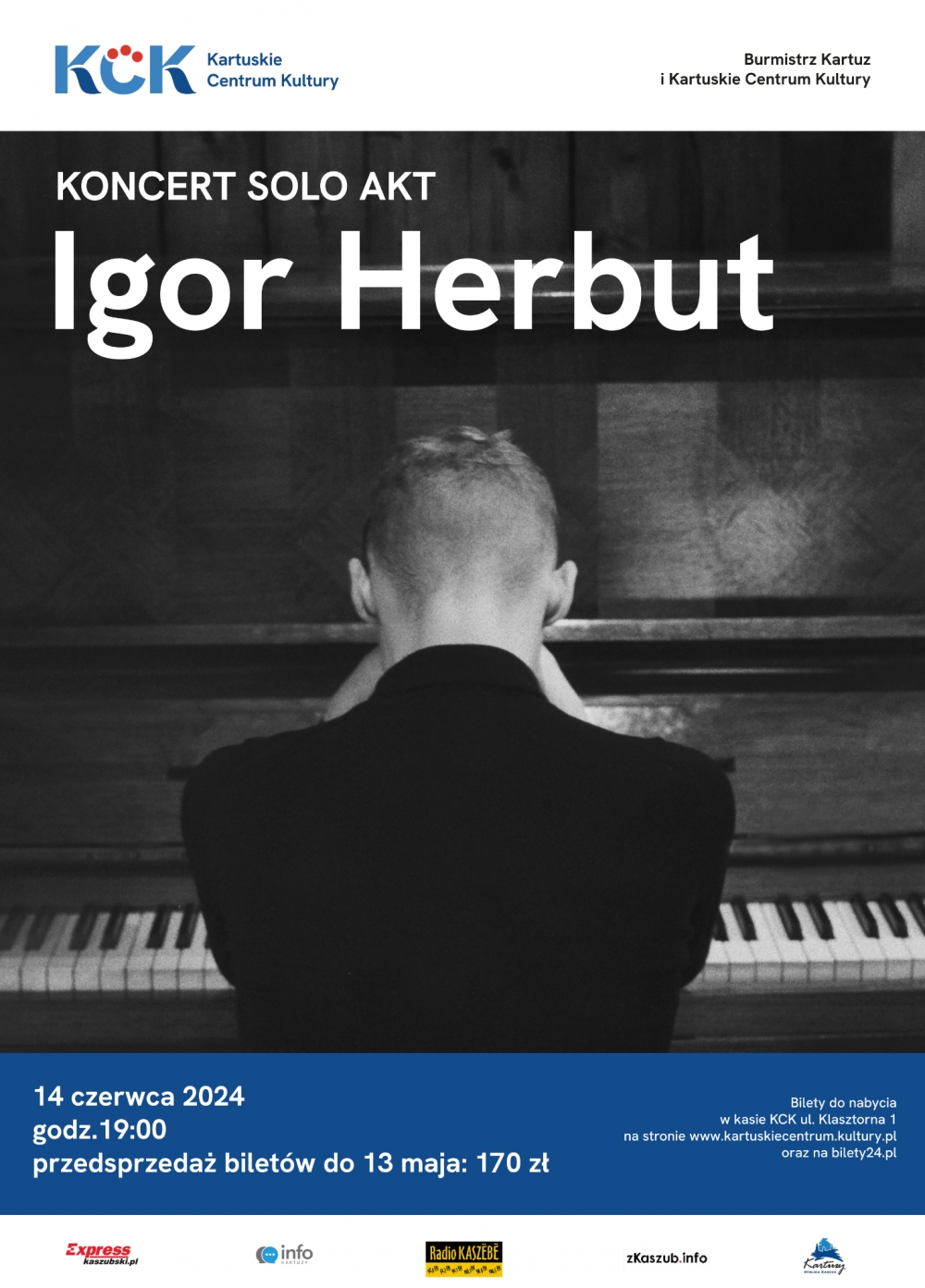 Plakat do wydarzenia: Koncert Solo Akt Igor Herbut