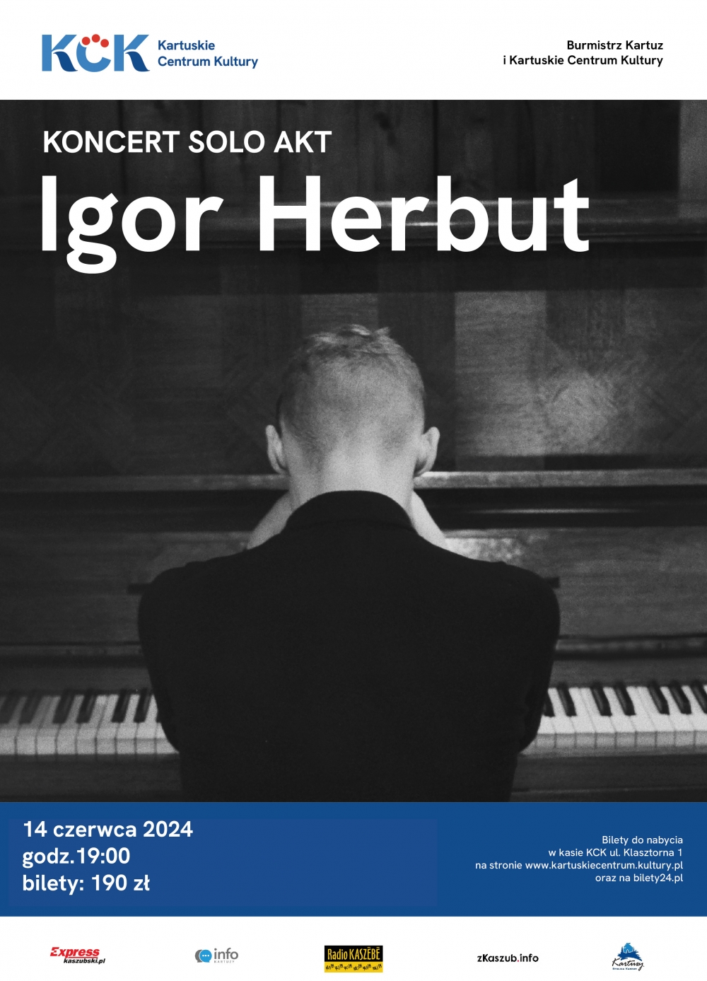 Plakat do wydarzenia: Koncert Solo Akt Igor Herbut